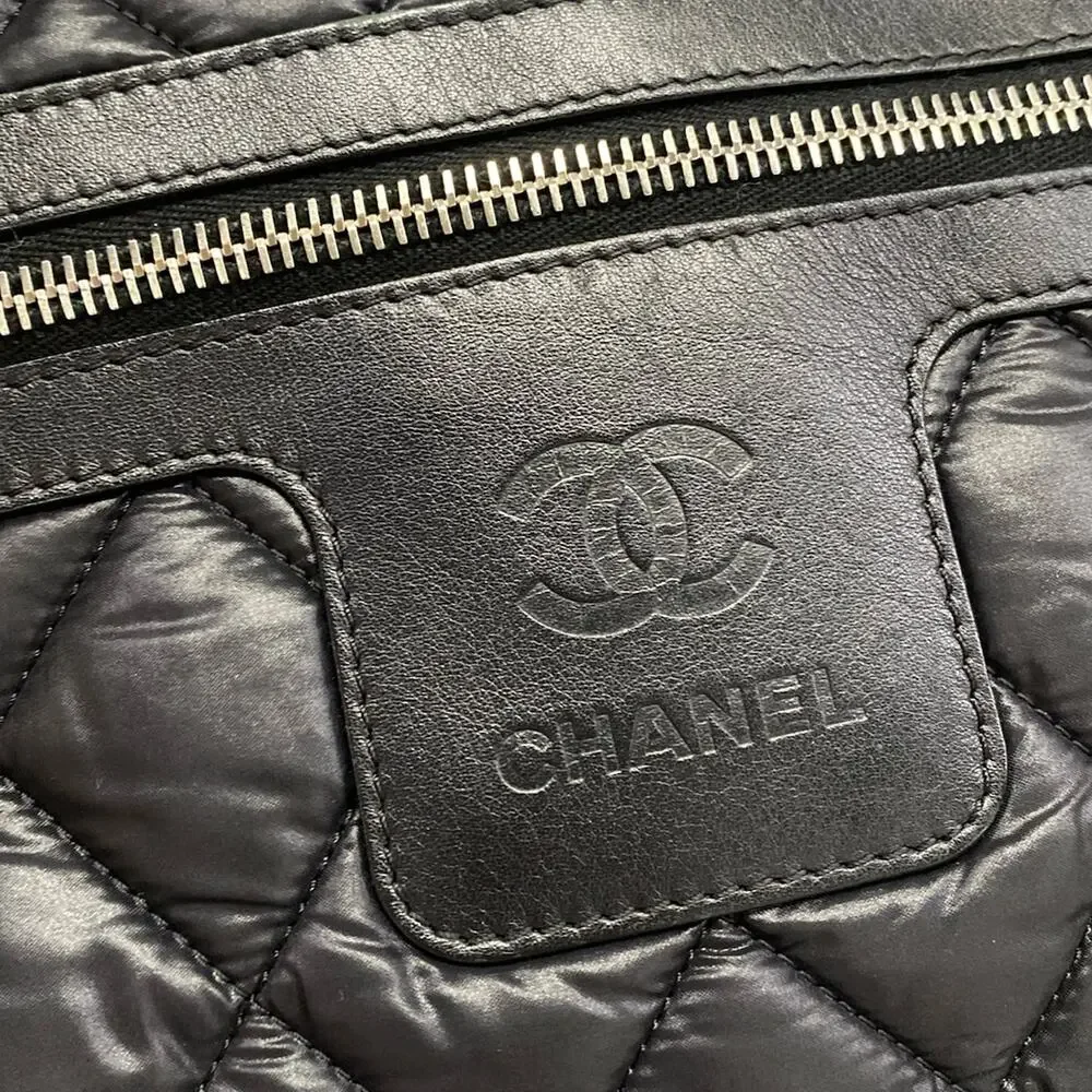 Chanel Coco Cocoon PM Tote Bag A48610 Nylon Leather